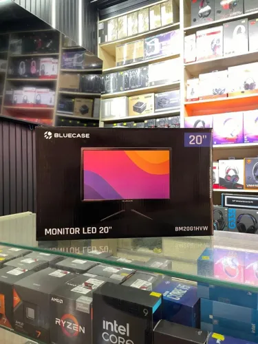 Monitor Bluecase 20" Office HD+ LED 75Hz 5ms Preto - Novo | KLS Informática