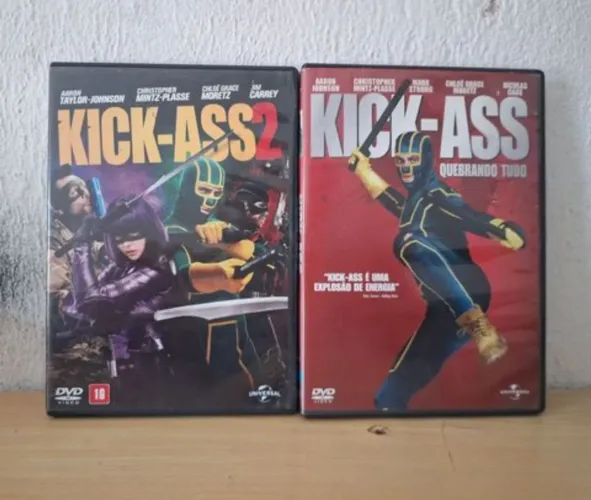 kick ass 1 e 2 DVDs