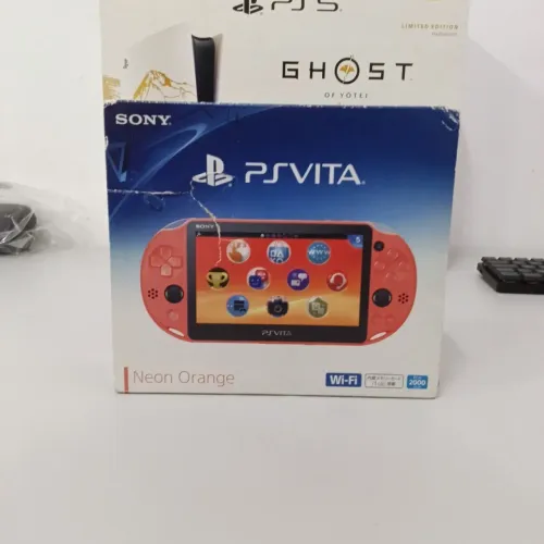 Vendo PlayStation Vita Slim Neon Orange Laranja Japonês original Semi novo