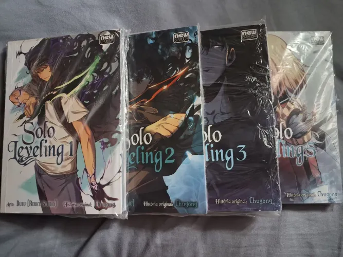 Coleção Solo Leveling (NewPOP) Vol. 1,2,3,5