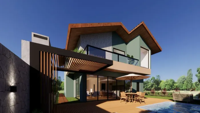 Sobrado na planta à venda 239 m²,4 quartos em Ninho Verde II - Pardinho - SP