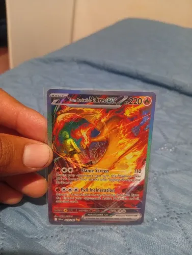 Carta Pokemon Moltres Ex Rara