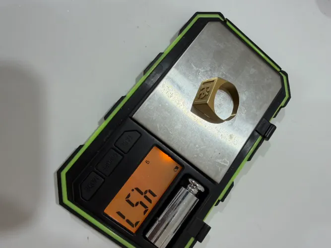 Anel de ouro maciço!