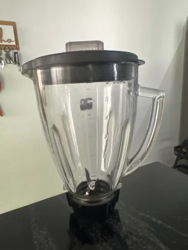 Copo de vidro Liquidificador Oster Super Chef, 1,25L, Preto, 750W, BLSTMG-BR8