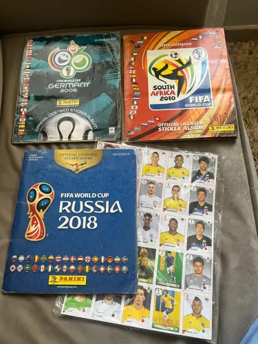 Álbuns copa do mundo 2006, 2010 e 2018