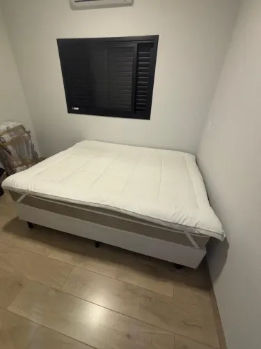 Cama Box Queen + Colchão Ortobom Airtech Spring Pocket