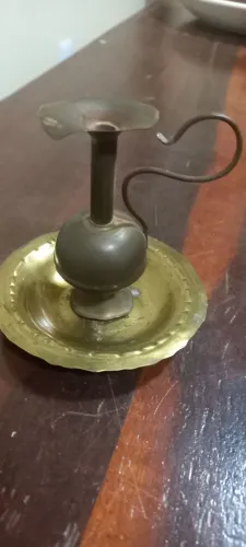 Porta incenso retro em metal