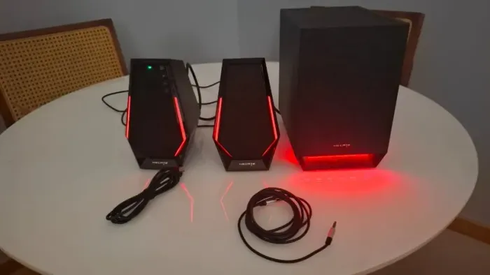 Caixa de Som Gamer Edifier G1500 Max Hecate 2.1 Bluetooth / USB - Completa e Impecável