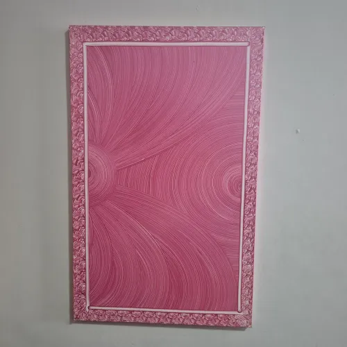Quadro de Metal Cor de Rosa para Ímãs