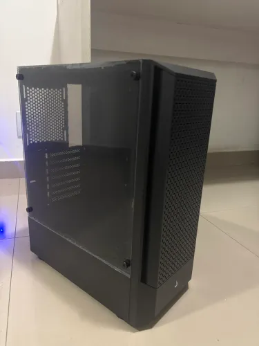 Gabinete Gamer Rise Mode Wave Black, Mid Tower, Lateral em Vidro Fumê, ARGB, ATX, 3 Cooler