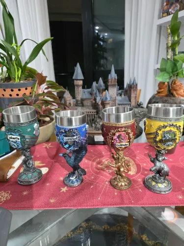Conjunto Taças Casas Harry Potter