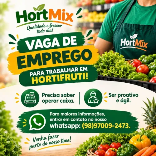 VAGA PARA HORTIFRUTI