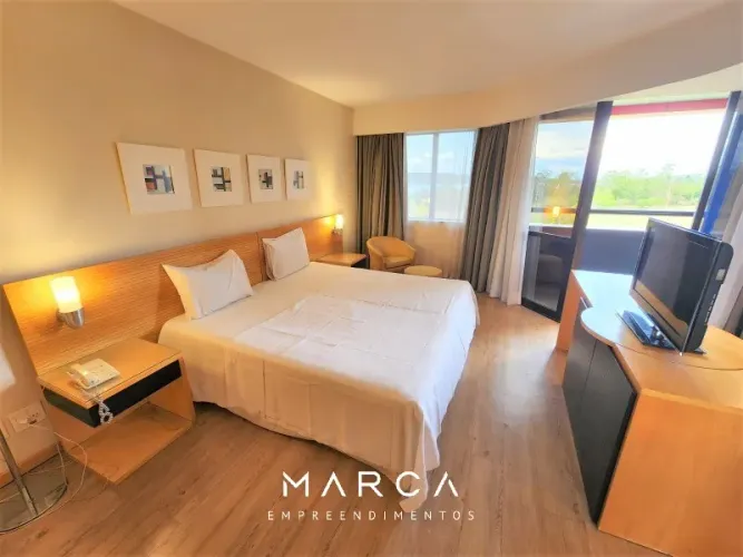 Apartamento GOLDEN TULIP mobilado temporada aluguel locação flat hotel Asa Norte, Brasília