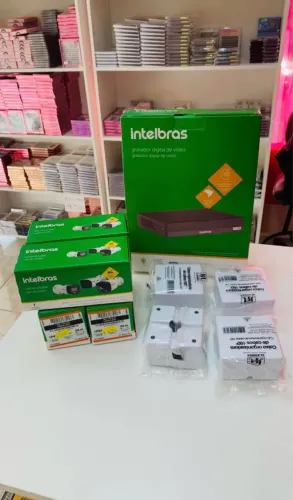 Kit Câmeras completo Intelbras Instalado