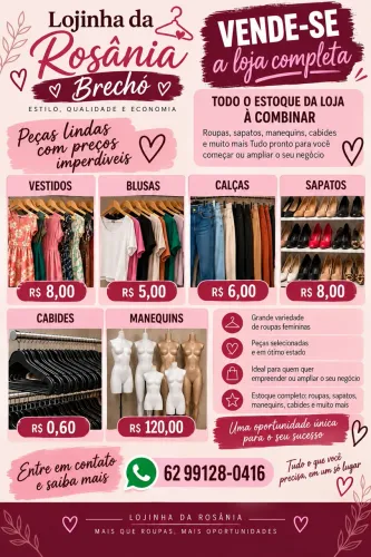 Venda de brechó