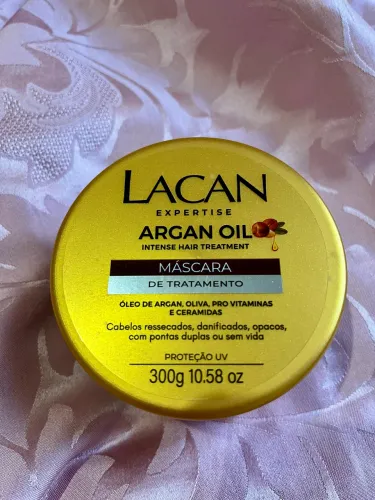 máscara de tratamento lacan argan oil 300g nova