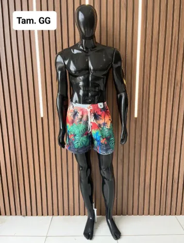 Shorts tactel grosso estampado de ótima qualidade do P ao GG