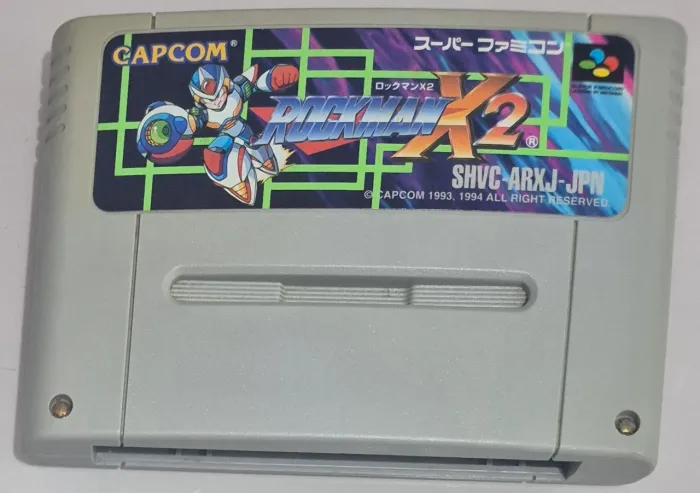 Cartucho/Jogo de Super Famicom/SNES:Rockman X2 (Mega Man X2)