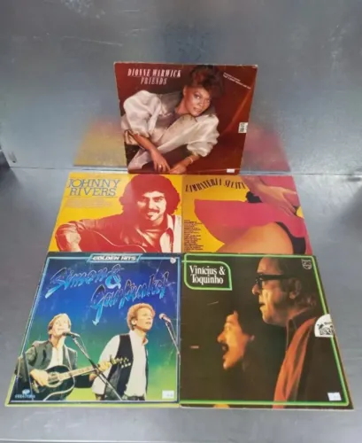 Disco Vinícius&Toq/Simon&Garfunkel/DionneWarwick/Lambateria/JonnyRivers