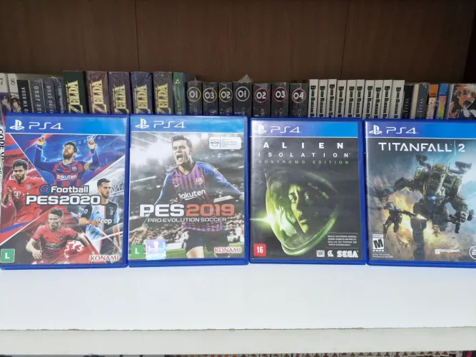 04 jogos de PS4 (Combo)