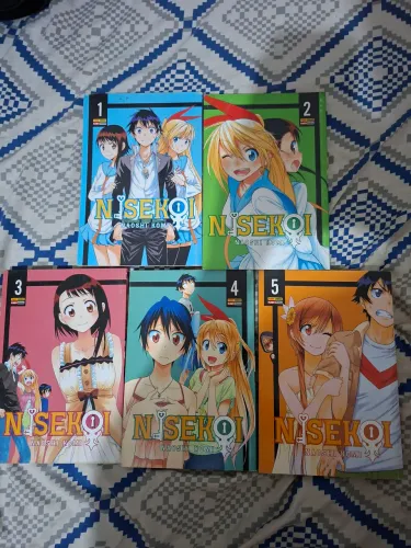 NISEKOI MANGÁ 1 - 5 LOTE