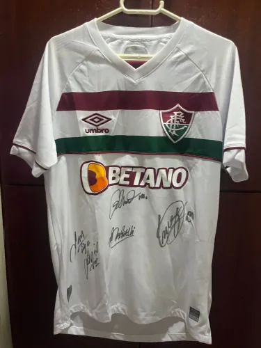 Camisa fluminense Umbro 2023 autografada