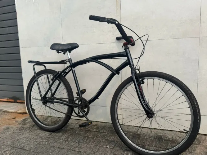 Bicicleta caiçara aro 26 revisada com nota 