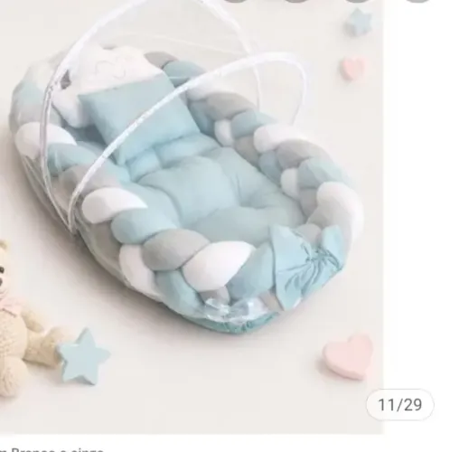 kits de berço com 10 peças em várias cores para o quarto do bebê