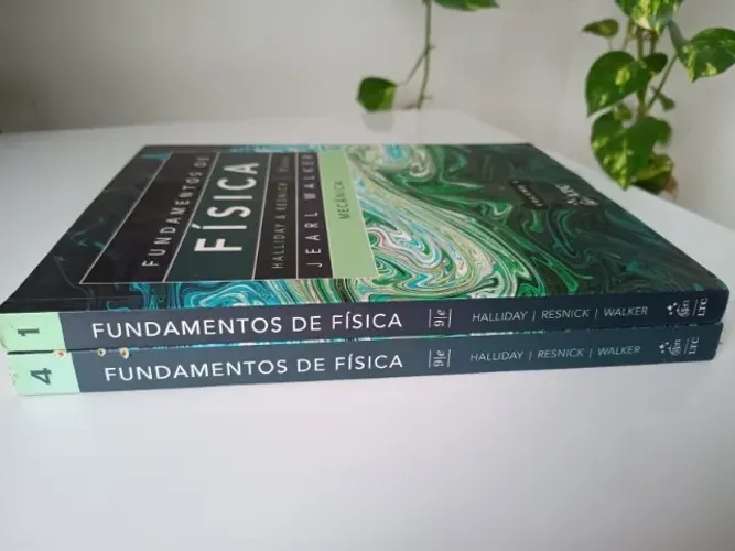 Livros  Fundamentos de Física Volume 1 e 4, De Halliday & Resnick, 9a Edição, Editora LTC