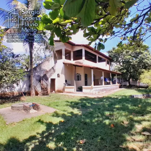 ITABORAÍ - Chácara murada 1200m² bairro Caluge Cod(858IV)