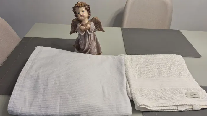 Lençol Cama e toalha Branca