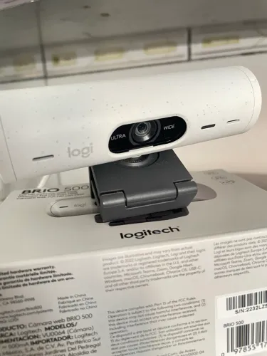 Webcam Full HD Logitech Brio 500 - Branco