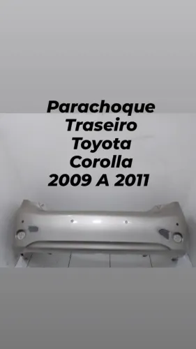 Parachoque Traseiro Toyota Corolla 2009 2010 2011