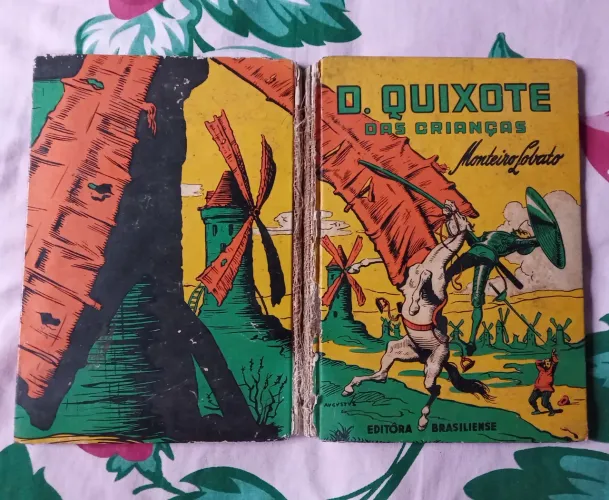 D. Quinxote das crianças 1969 - Monteiro Lobato - Avariado