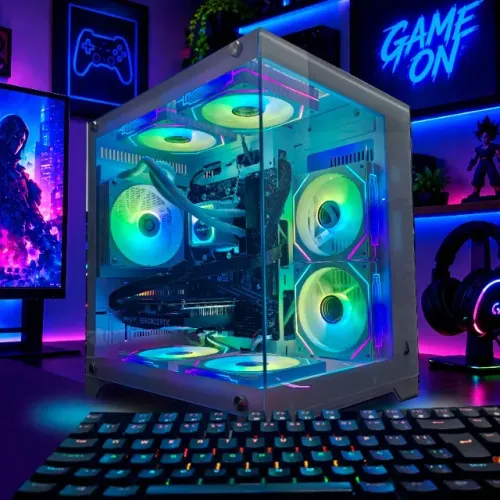 PC Gamer Ryzen 5 5500F + RTX 5050 8GB, B550, DDR4, NVMe