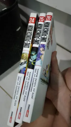 Lote Mangá One-Punch Man Volumes 24, 25 E 26 Panini - Impecável
