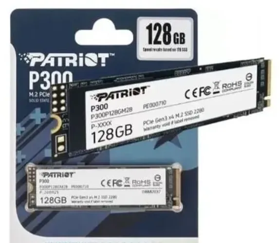 SSD M.2 PATRIOT P300 128GB NVME