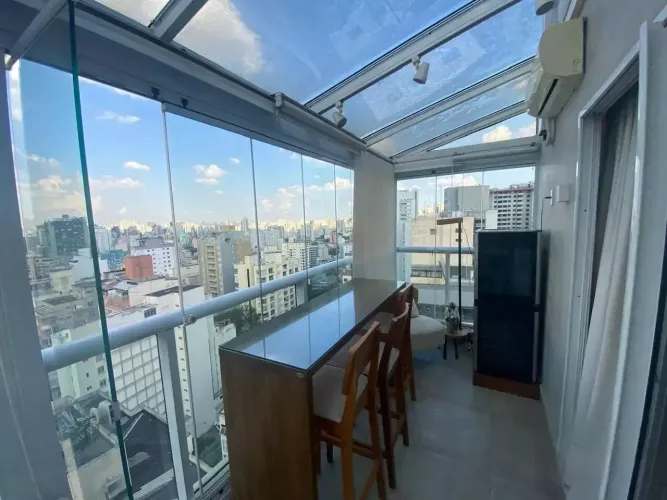 COBERTURA PARA LOCAÇÃO NA RUA AUGUSTA | 90m² | 2 SUÍTES | 550m DO METRÔ MACKENZIE HIGIENÓP