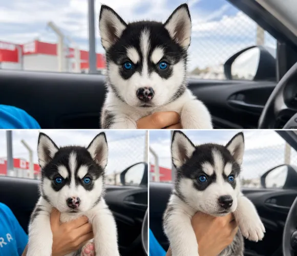 Filhote husky Seberiano 