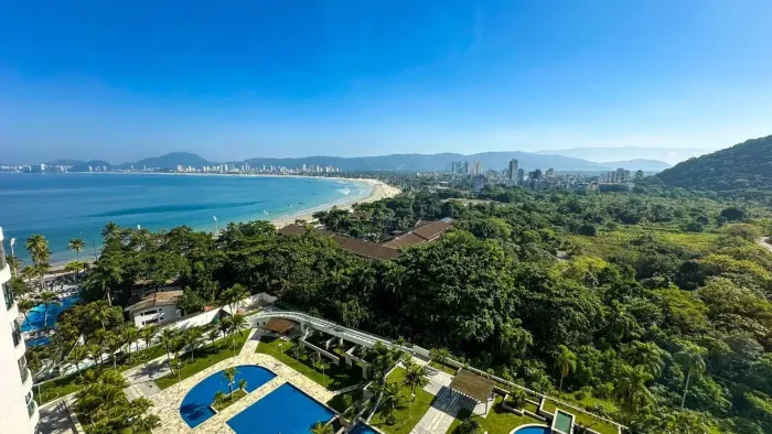 Apartamento à venda no Condominio Tortugas na praia da Enseada - Guarujá