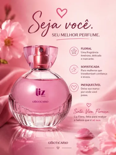 Desodorante Colônia Liz Flora O Boticário