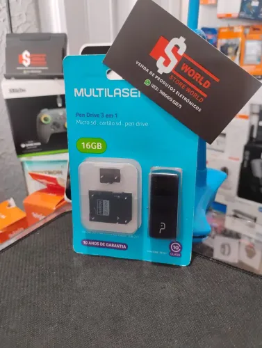 Cartão de memória 16 GB loja store world 