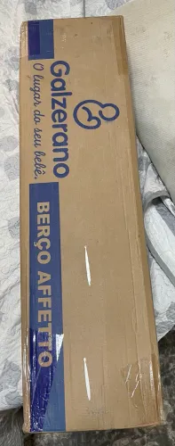 Berço AFFETTO preto ainda na caixa 