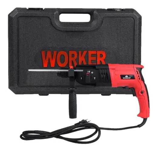 Martelete Rompedor E Perfurador Worker Sds Plus 964760 Profissional