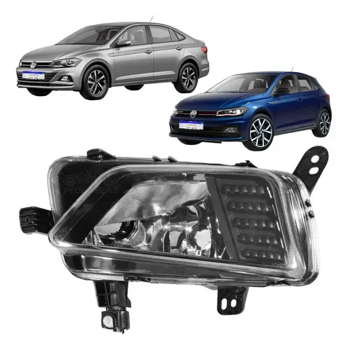 Farol Milha Vw Polo Virtus 2018 2019 2020 2021 2022 L.e