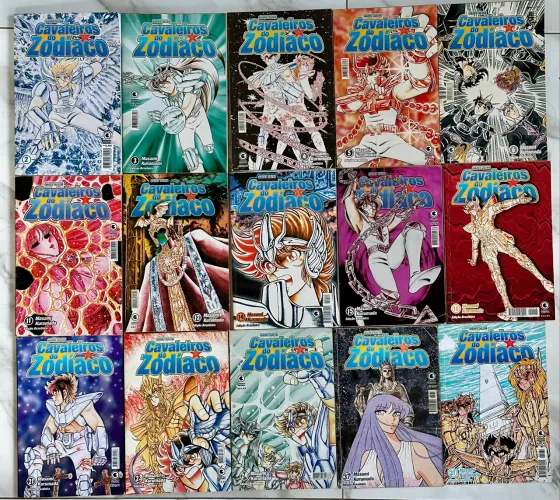 Mangás Os Cavaleiros Do Zodíaco - Lote Clássico Conrad (15 Vol.)