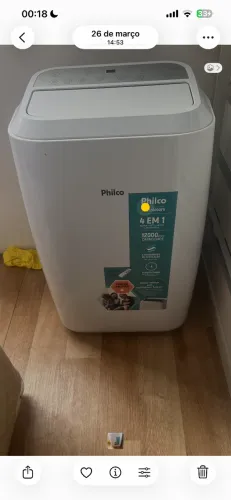 Ar-Condicionado Portátil Philco 12.000 BTUs (Quente e Frio)