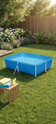 Piscina Mor Quadrada Azul 2 mil Litros