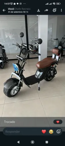 Moto Scooter, autopropelido (não precisa de carteira) Elétrica