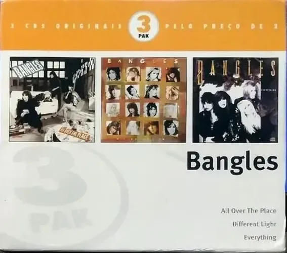 Box 3 CDs Bangles - All Over the Place - Different Light - Everything